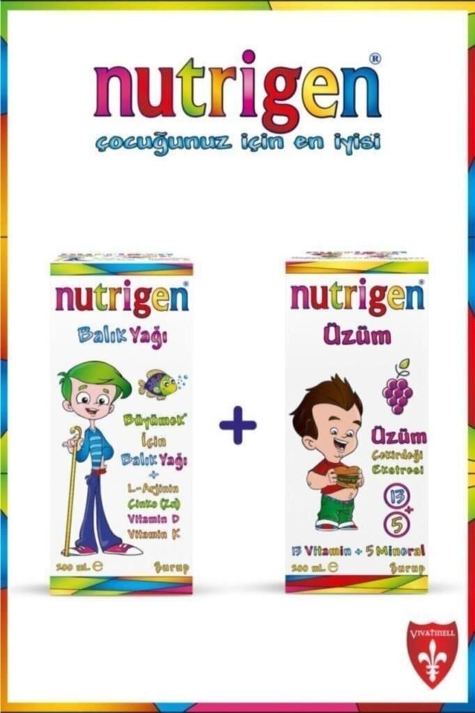 Nutrigen 200 ml Balık Yağı + 200 ml Üzüm Şurup