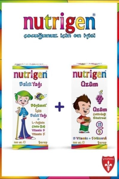 Nutrigen 200 ml Balık Yağı + 200 ml Üzüm Şurup
