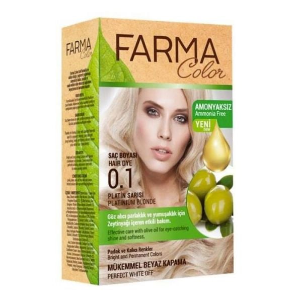 Farmasi Farmacolor Saç Boyası 0.1 Platin Sarısı