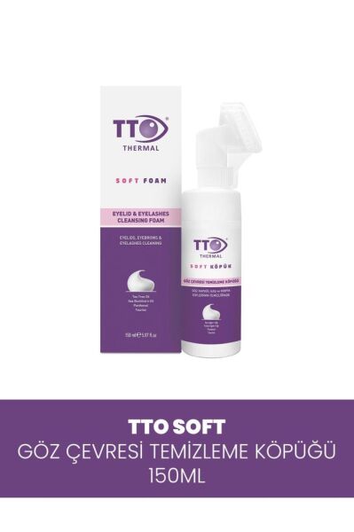 TTO Soft Göz Çevresi Temizleme Köpüğü Aplikatörlü 150 ml