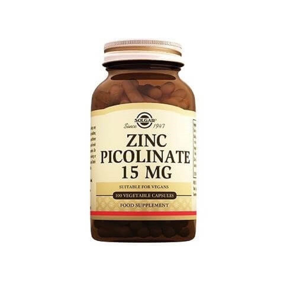 Solgar Zinc Picolinate 15 mg 100 Kapsül