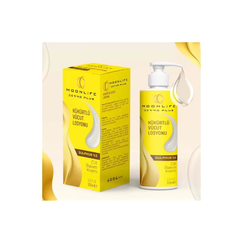 Moon Life Kükürtlü Vücut Losyonu 200 ML