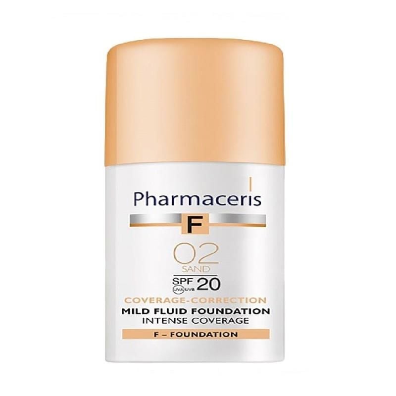 Pharmaceris Yumuşak Sıvı Fondöten Spf 20 Yoğun Kapatıcı 02 Sand 30 ml
