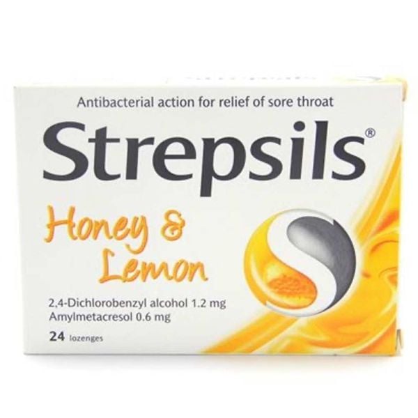 Strepsils Bal ve Limon Aromalı Pastil 24 Pastil