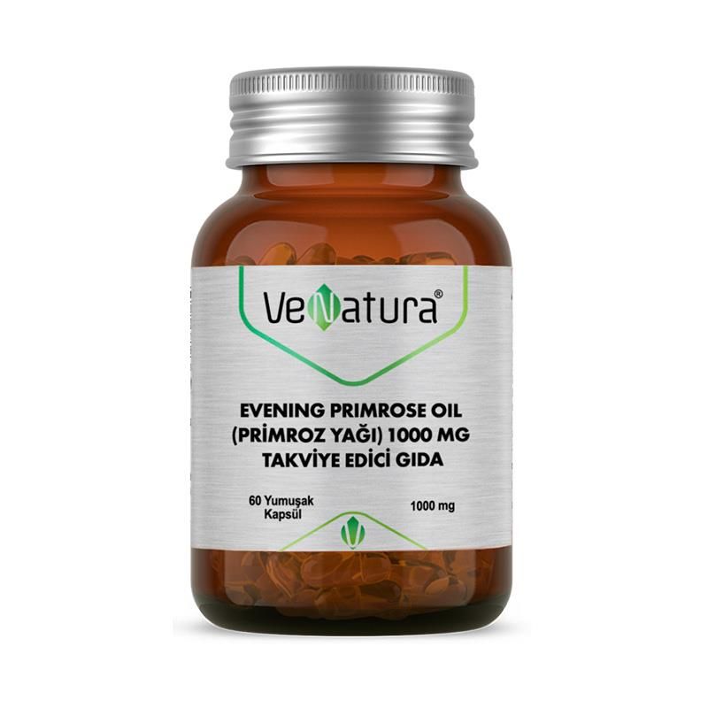 VeNatura Evening Primrose Oil (Primroz Yağı) 1000 mg 60 Kapsül
