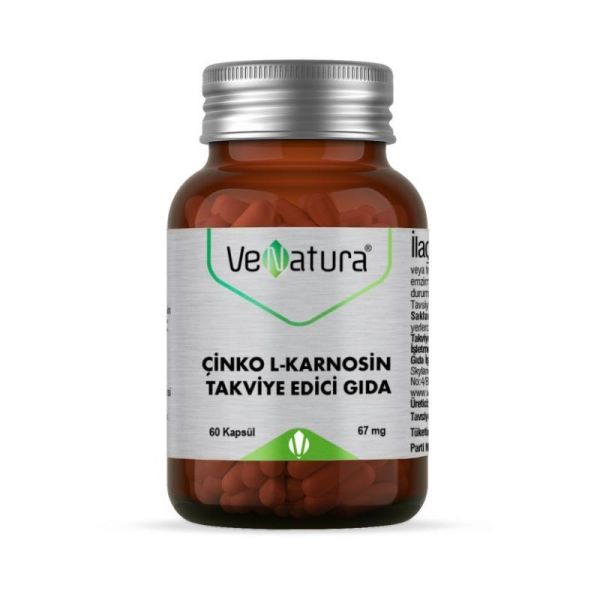 Venatura Çinko L- Karnosin 60 Kapsül