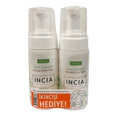 Incia Doğal Yüz Temizleyici 2 Al 1 Öde (Yağlı Ciltler İçin)