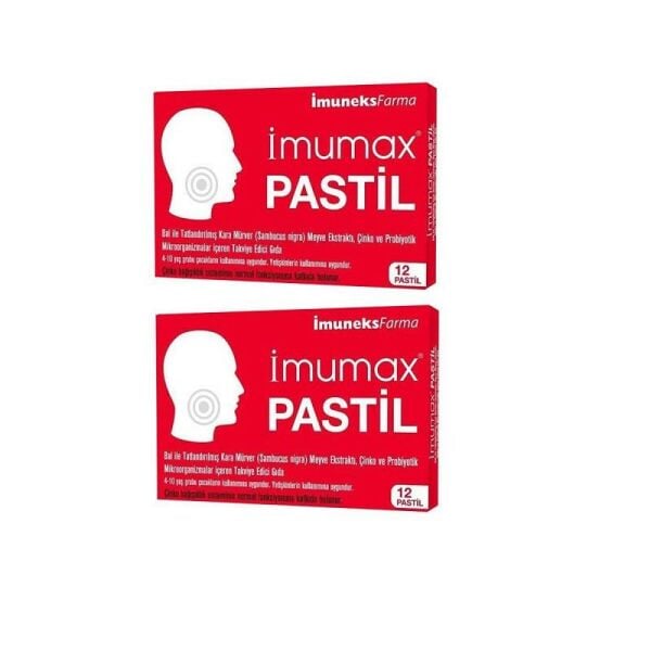 Imuneks İmumax_Pastil 12 Adet 2'li