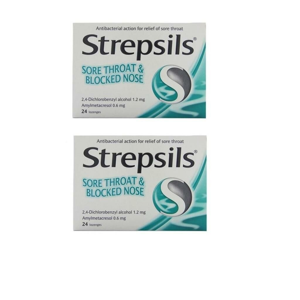 Strepsils Mentollü Boğaz Pastili 24 Pastil 2'li