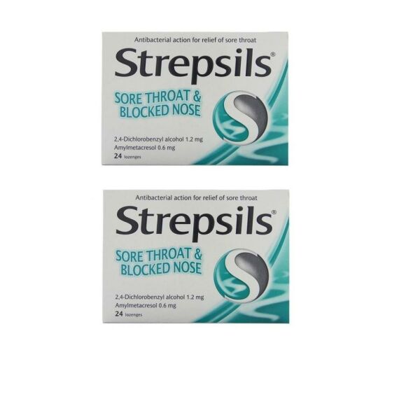 Strepsils Mentollü Boğaz Pastili 24 Pastil 2'li