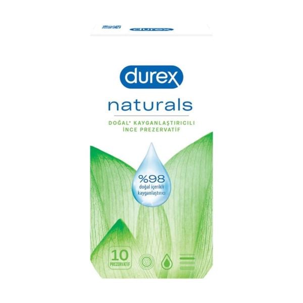 Durex Naturals 10 Adet Prezervatif