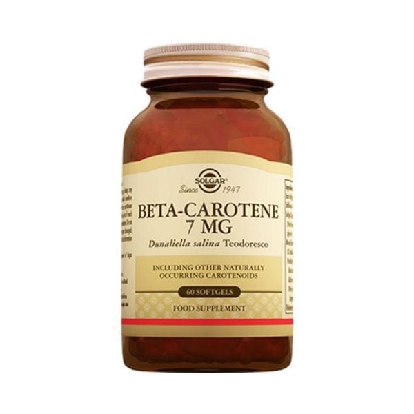 Solgar Beta Carotene 7mg 60 Kapsül