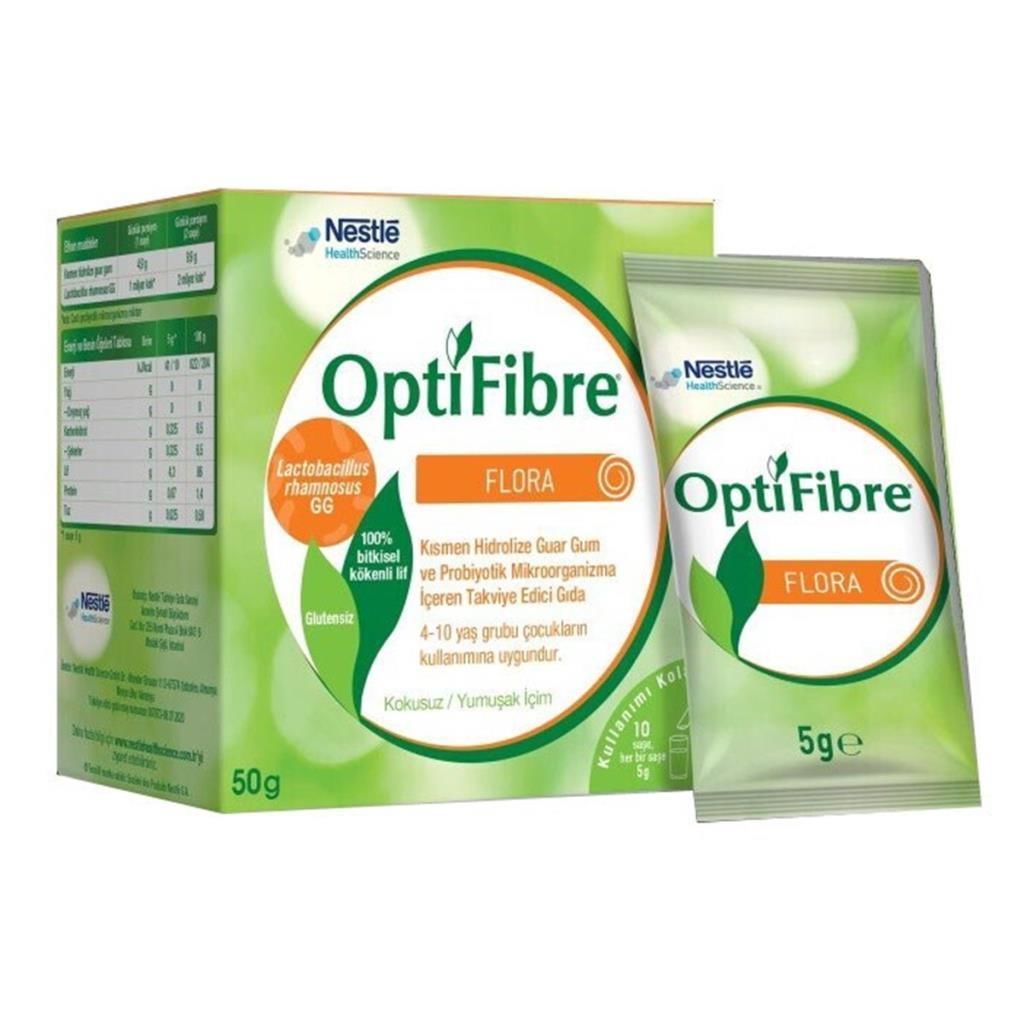 Nestle Optifibre Flora Probiyotik & Prebiyotik 5gr x 10 Saşe