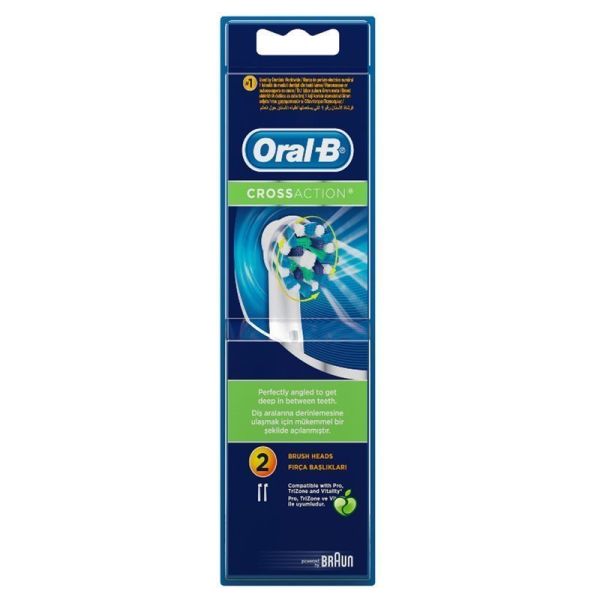 Oral-B Cross Action Diş Fırçası Yedek Başlığı 2 Adet