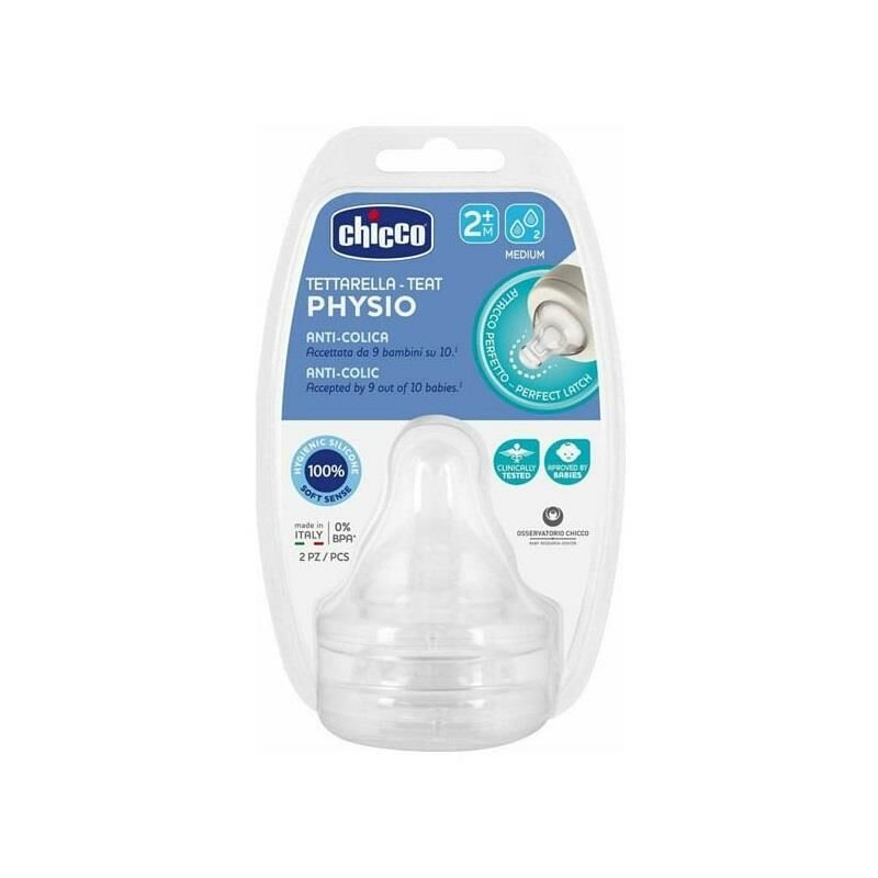Chicco Physio Emzik 2m+ - Silikon