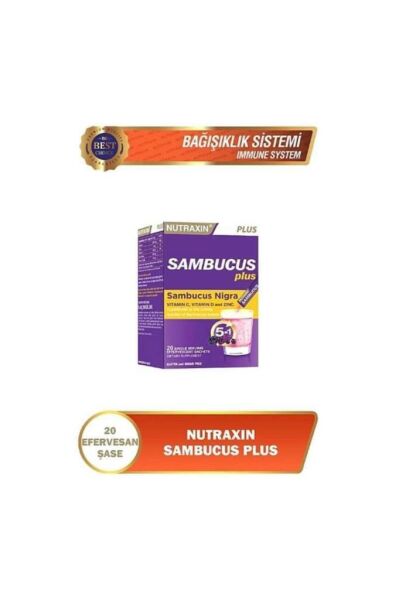 Nutraxin Sambucus Plus Nigra 20 Efervesan Saşe