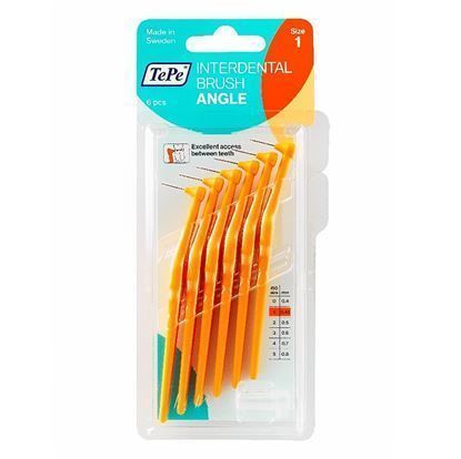 Tepe Angle İnterdental Brush Ara Yüz Fırçası T118 6 lı Paket-Turuncu 6x0.45 mm