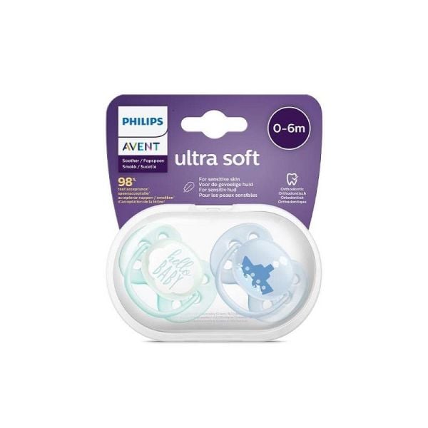 Philips Avent SCF222-01 Ultra Soft Emzik 2'li 0-6 Ay