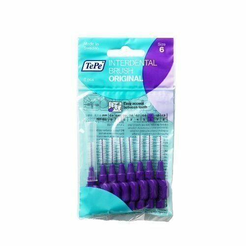 Tepe Arayüz Fırçası Mor 1,1 mm. 8'li