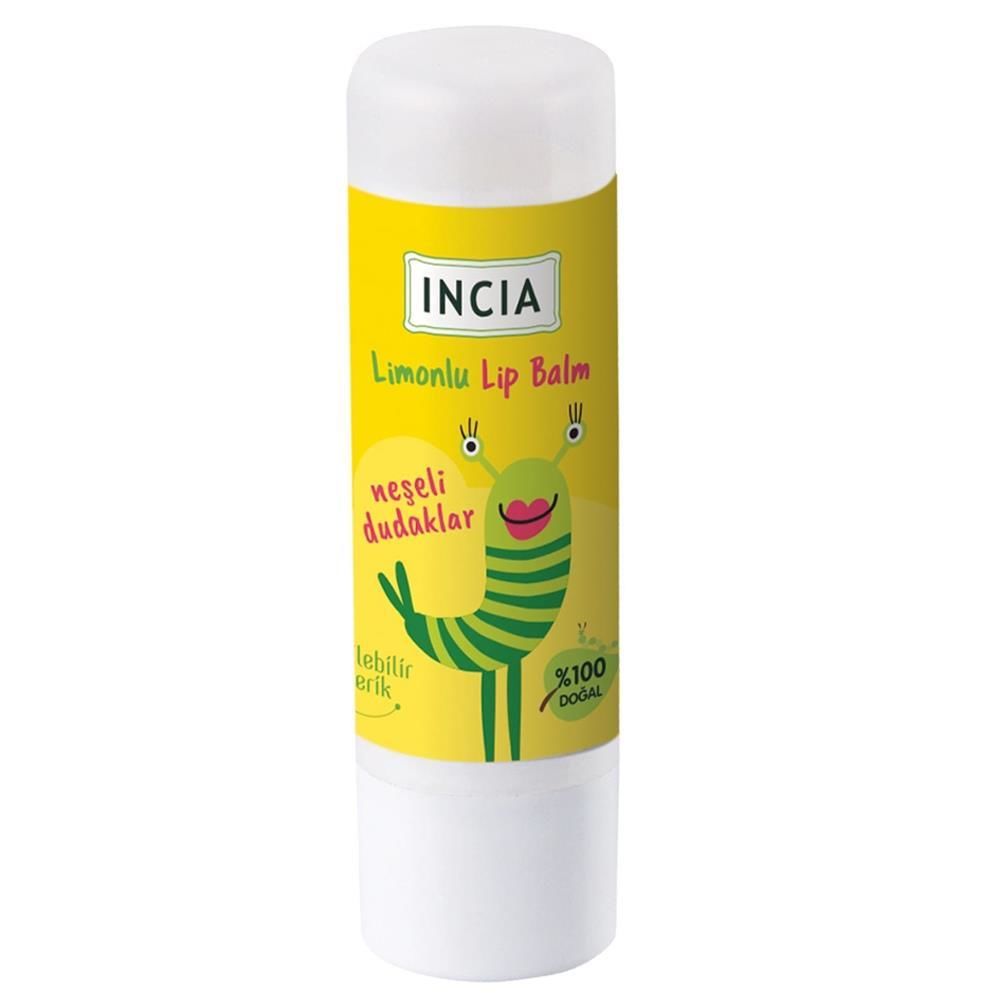 Incia Çocuklar İçin Limonlu Dudak Besleyici 6 gr