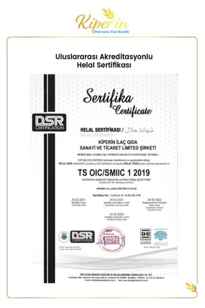 Kiperin Collagen %100 Saf Ve Doğal Yüksek Biyoaktif Çift Hidrolize Kolajen Peptitler Içeren Diyet Takviyesi(50günlük)