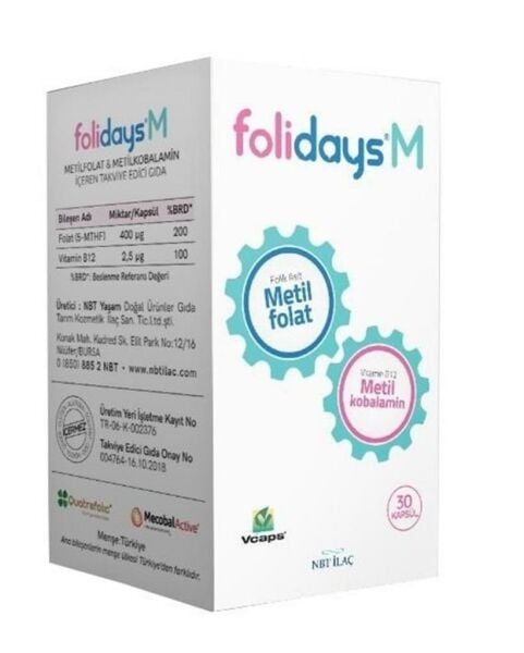 NBT Life Folidays M 30 Kapsül