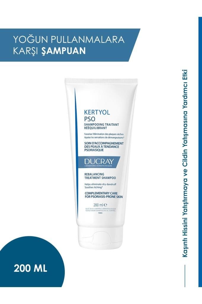 Ducray Kertyol P.S.O. Saç Derisi Pullanmalarına Karşı Şampuan 200 ml