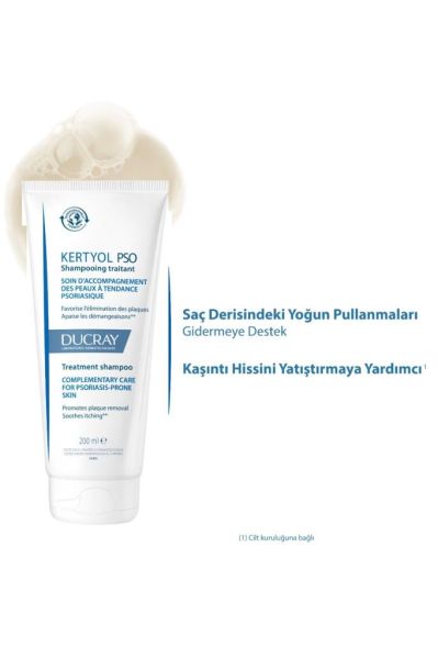 Ducray Kertyol P.S.O. Saç Derisi Pullanmalarına Karşı Şampuan 200 ml