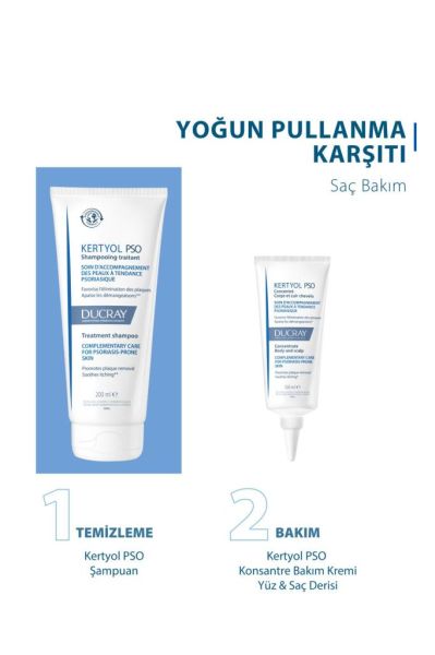 Ducray Kertyol P.S.O. Saç Derisi Pullanmalarına Karşı Şampuan 200 ml