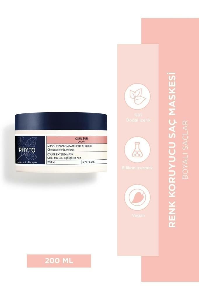 Phyto Couleur Color Renk Koruyucu Besleyici Maske 200 ml