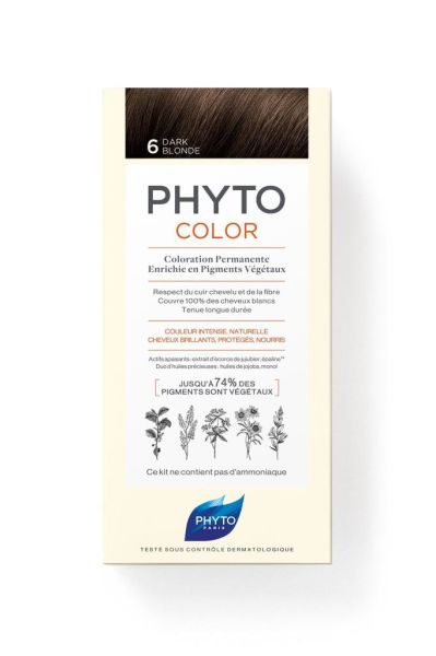 Phyto Phytocolor Bitkisel Saç Boyası 6 Koyu Kumral