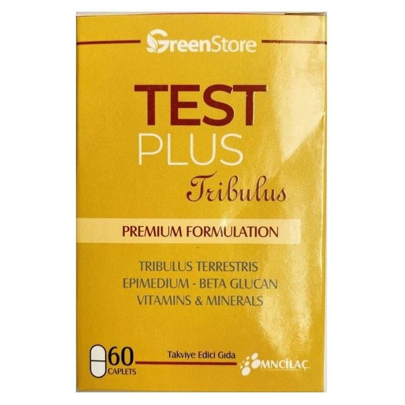 Green Store Test Plus Tribulus Takviye Edici Gıda 60 Kapsül