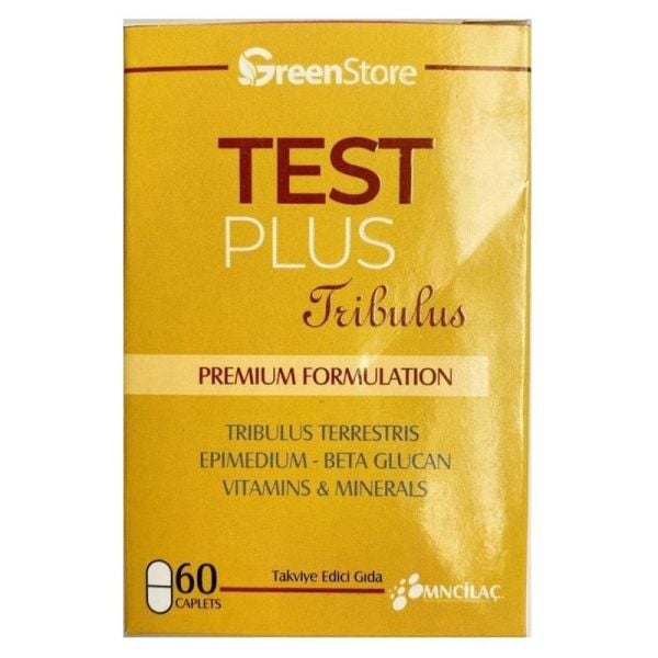 Green Store Test Plus Tribulus Takviye Edici Gıda 60 Kapsül