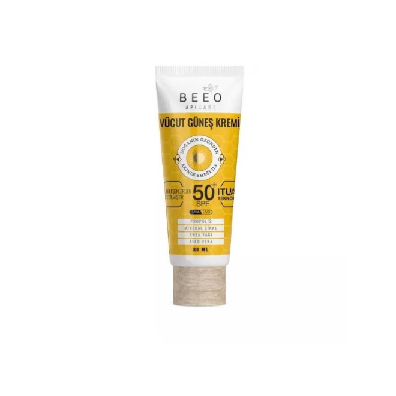 Bee'o Apicare Propolis Vücut Güneş Kremi SPF50 80 ML