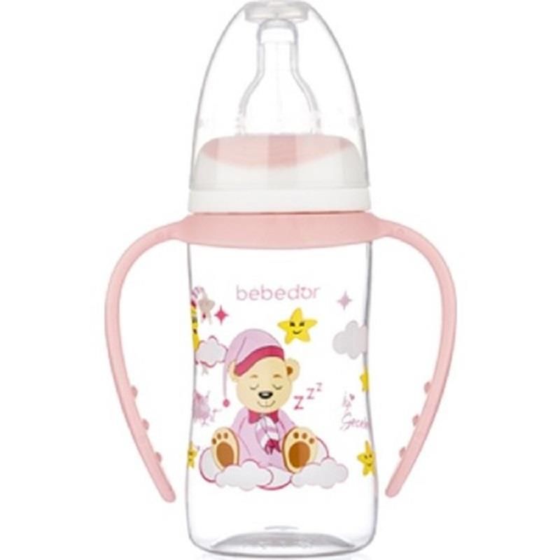 Bebedor Desenli Kulplu Biberon 125ml