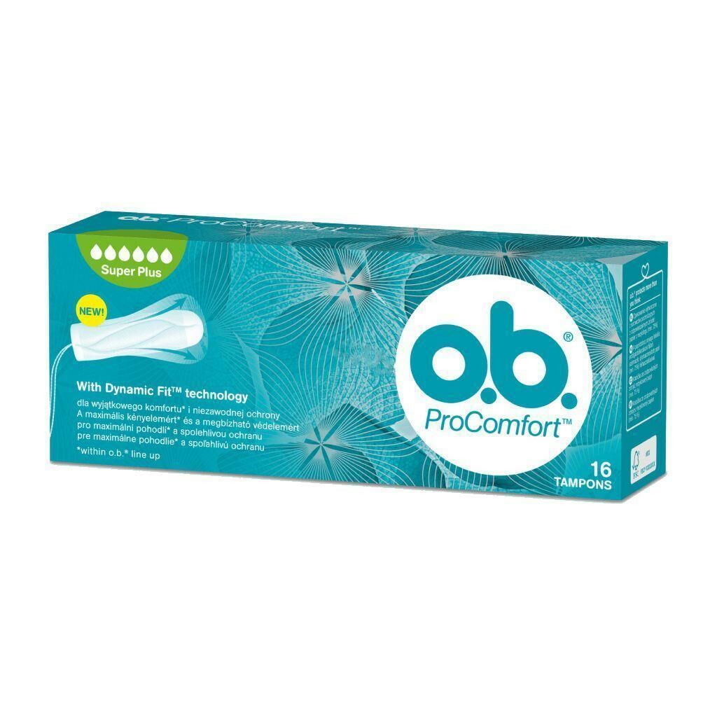 O.B. Pro Comfort Super Plus Tampon 16 Adet