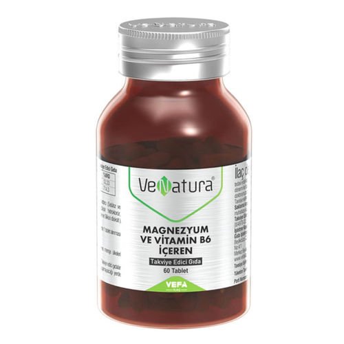 VeNatura Magnezyum ve Vitamin B6 60 Tablet