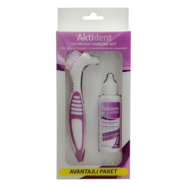 Aktident Temizleme Jeli 50 ml + Temizle Fırçası
