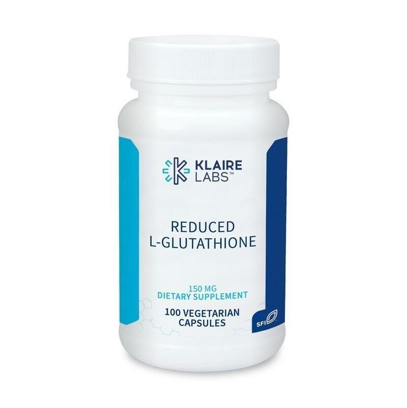 Klaire Labs Reduced L-GLutathione 150 mg 100 Kapsül