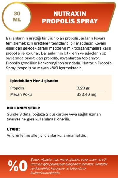 Nutraxin Propolis Sprey 30 ml