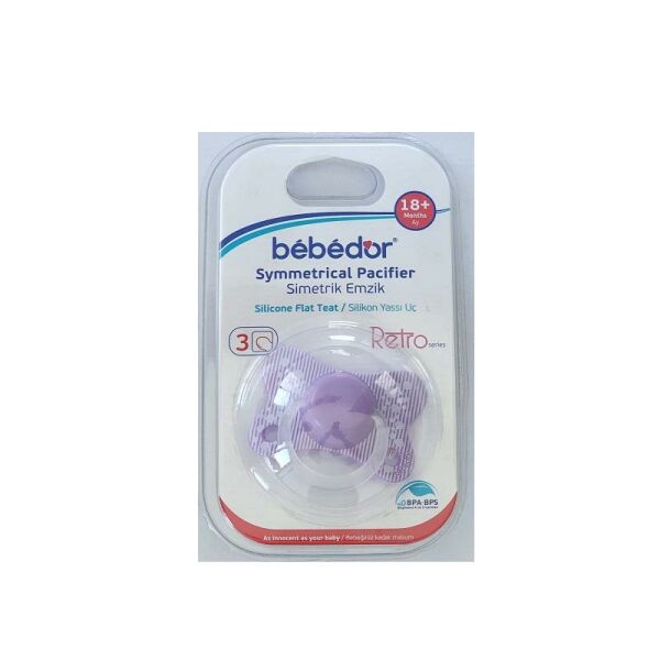Bebedor 18 + Simetrik Emzik Silikon Yassı Uç