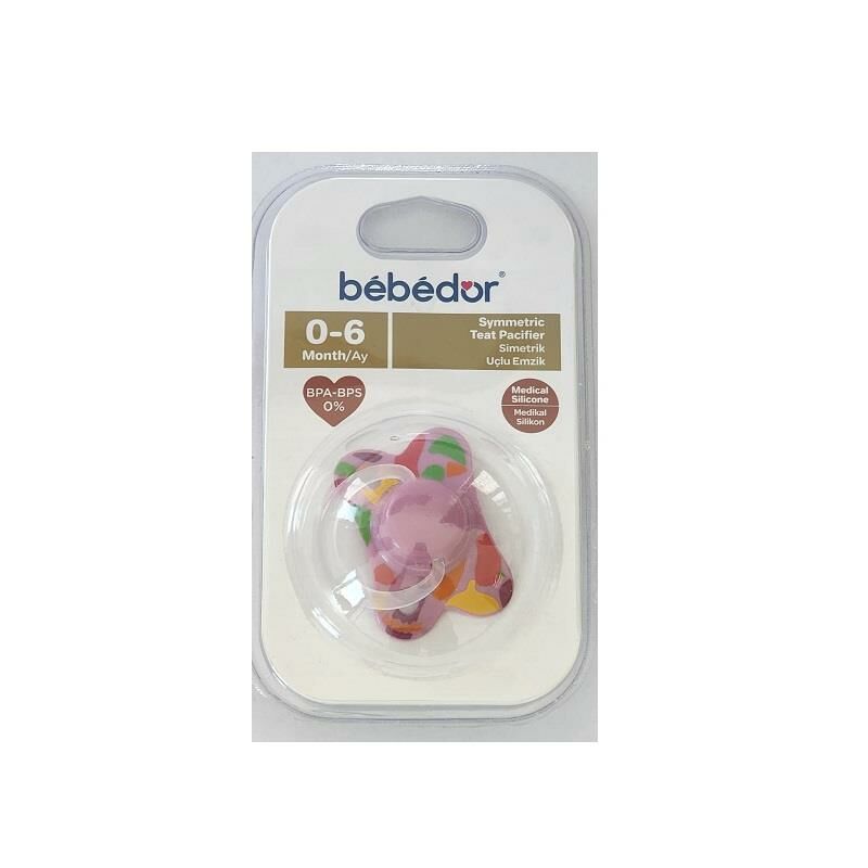 Bebedor Simetrik Emzik 0-6 Ay Yassı Uç