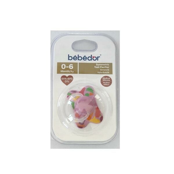 Bebedor Simetrik Emzik 0-6 Ay Yassı Uç
