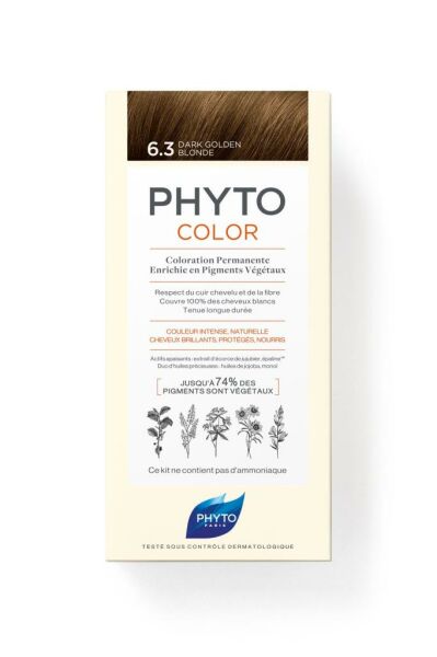 Phyto Color 6.3 Koyu Kumral Dore Bitkisel Saç Boyası