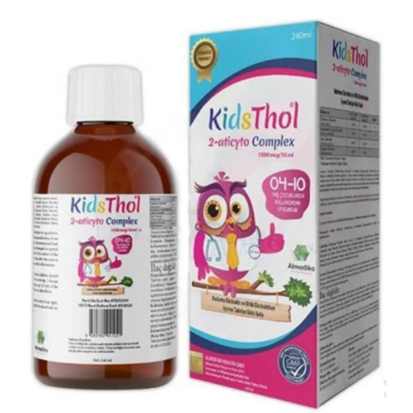 KidsThol 2 Aticyto Complex Şurup 1500 mcg 240 ml