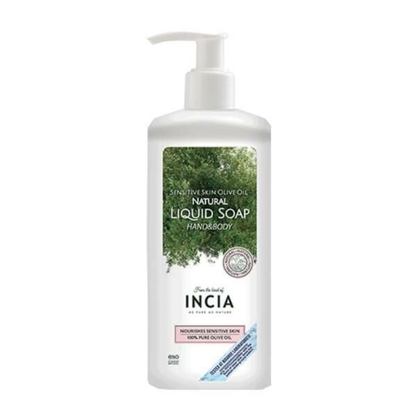 Incia Hassas Ciltler İçin Doğal Sıvı Sabun 1000 ml