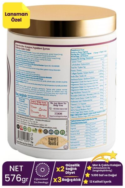 Kiperin Purple Collagen Powder 576gr