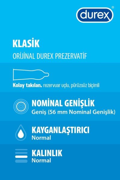 Durex Chill Ekonomik Paket Prezervatif 20'li
