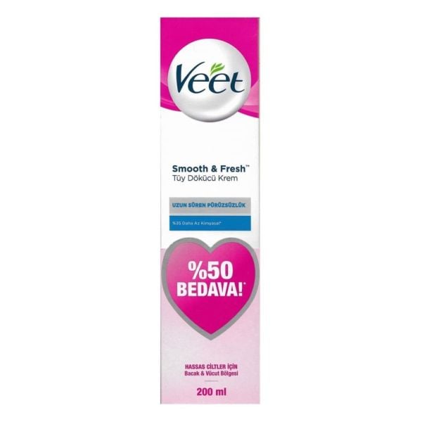 Veet Tüy Dökücü Krem Hassas Ciltler İçin 200 ml