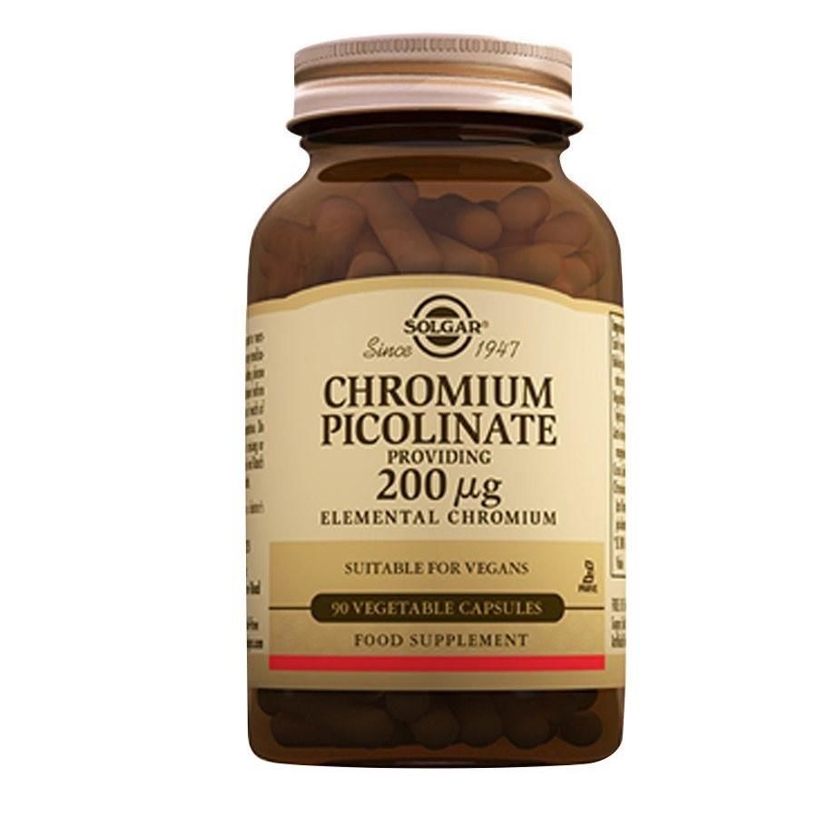 Solgar Chromium Picolinate 200 Mcg 90 Kapsül